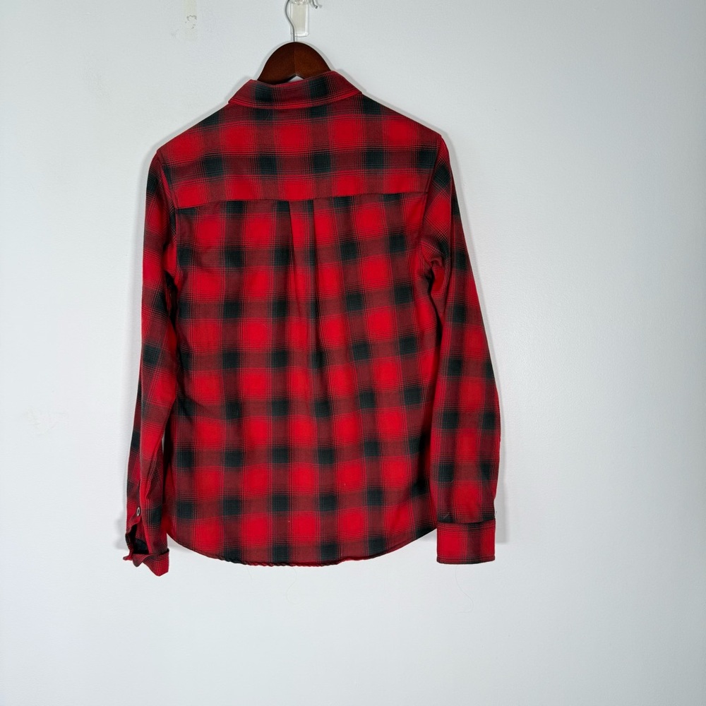 DIXXON Womens Red Black Plaid Button Up Shirt Black Rifle Coffee Company BRCC M - Picture 2 of 9
